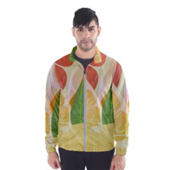 Citrus Fruit Healthy Vitamin Men s Windbreaker