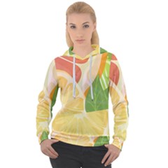 Citrus Fruit Healthy Vitamin Women s Overhead Hoodie