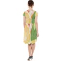 Citrus Fruit Healthy Vitamin Cap Sleeve Midi Dress With Pockets View2