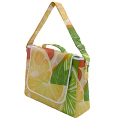 Citrus Fruit Healthy Vitamin Box Up Messenger Bag by Paksenen