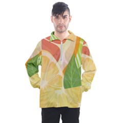 Citrus Fruit Healthy Vitamin Men s Half Zip Pullover