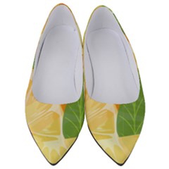 Citrus Fruit Healthy Vitamin Women s Low Heels by Paksenen