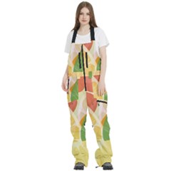 Citrus Fruit Healthy Vitamin Women s Front Zip Ski And Snowboard Bib Pants by Paksenen