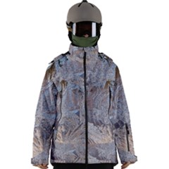 Window Pattern Winter Frost Men s Zip Ski And Snowboard Waterproof Breathable Jacket