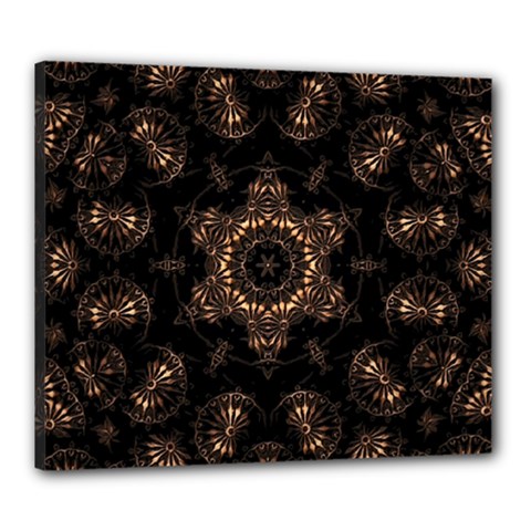 Bronze Age Mandala Canvas 24  X 20  (stretched)