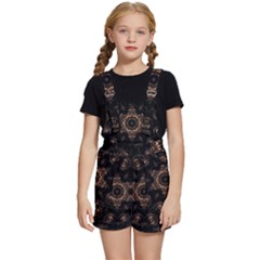 Bronze Age Mandala Kids  Short Overalls