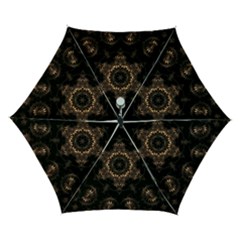 Bronze Age Mandala Automatic Folding Umbrella With Case (small)