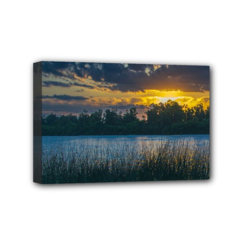 Peaceful Horizons Of Uruguay  Mini Canvas 6  X 4  (stretched)