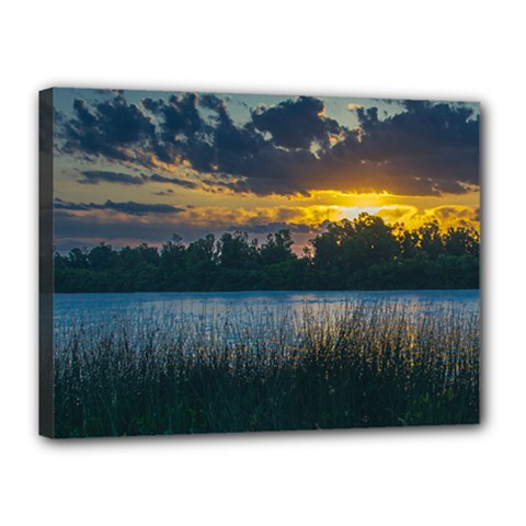 Peaceful Horizons Of Uruguay  Canvas 16  X 12  (stretched)