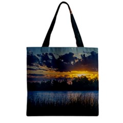 Peaceful Horizons Of Uruguay  Zipper Grocery Tote Bag