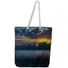 Peaceful Horizons Of Uruguay  Full Print Rope Handle Tote (large)