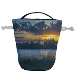 Peaceful Horizons Of Uruguay  Drawstring Bucket Bag