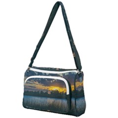 Peaceful Horizons Of Uruguay  Front Pocket Crossbody Bag