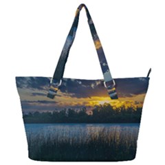 Peaceful Horizons Of Uruguay  Full Print Shoulder Bag