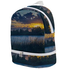 Peaceful Horizons Of Uruguay  Zip Bottom Backpack