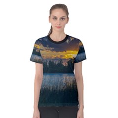 Peaceful Horizons Of Uruguay  Women s Cotton T-shirt