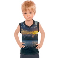 Peaceful Horizons Of Uruguay  Kids  Sport Tank Top