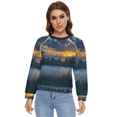 Peaceful Horizons Of Uruguay  Women s Long Sleeve Raglan T-shirt