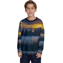 Peaceful Horizons Of Uruguay  Kids  Crewneck Sweatshirt