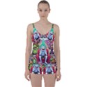 Huiok Tie Front Two Piece Tankini View1