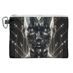 Robotics Robot Technology Future Canvas Cosmetic Bag (xl) by Maspions