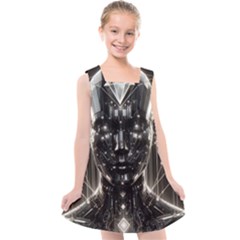 Robotics Robot Technology Future Kids  Cross Back Dress by Maspions