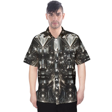 Robotics Robot Technology Future Men s Hawaii Shirt by Maspions