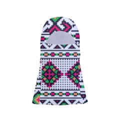 Ukrainian Folk Seamless Pattern Ethnic Ornament Border Element Traditional Adjustable Balaclava Face Mask