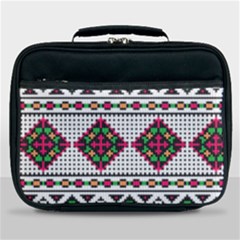 Ukrainian Folk Seamless Pattern Ethnic Ornament Border Element Traditional Lunch Bag