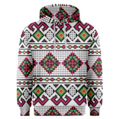 Ukrainian Folk Seamless Pattern Ethnic Ornament Border Element Traditional Men s Overhead Hoodie