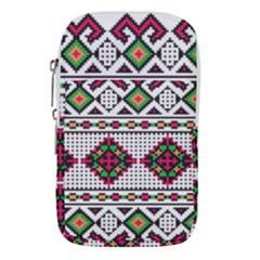 Ukrainian Folk Seamless Pattern Ethnic Ornament Border Element Traditional Waist Pouch (large)