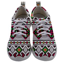 Ukrainian Folk Seamless Pattern Ethnic Ornament Border Element Traditional Mens Athletic Shoes