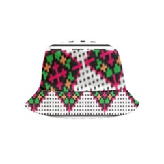 Ukrainian Folk Seamless Pattern Ethnic Ornament Border Element Traditional Bucket Hat (kids) by Grandong