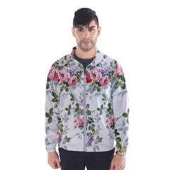 Floral Elements Peony Chinese Rose Men s Windbreaker