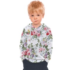 Floral Elements Peony Chinese Rose Kids  Overhead Hoodie