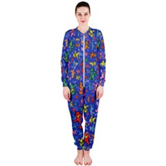 Grateful Dead Dancing Bears Pattern Onepiece Jumpsuit (ladies)