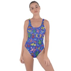 Grateful Dead Dancing Bears Pattern Bring Sexy Back Swimsuit by Salmanaz77