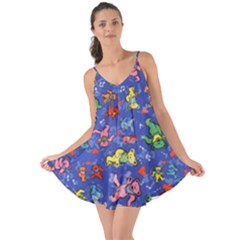 Grateful Dead Dancing Bears Pattern Love The Sun Cover Up