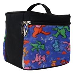 Grateful Dead Dancing Bears Pattern Make Up Travel Bag (small)