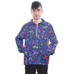 Grateful Dead Dancing Bears Pattern Men s Half Zip Pullover