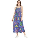 Grateful Dead Dancing Bears Pattern Boho Sleeveless Summer Dress View1