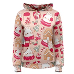 Cute Christmas Cartoon Women s Pullover Hoodie