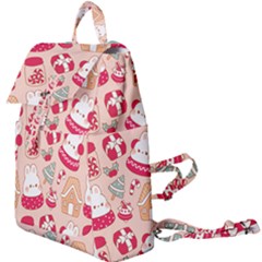 Cute Christmas Cartoon Buckle Everyday Backpack