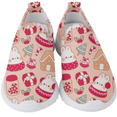 Cute Christmas Cartoon Kids  Slip On Sneakers