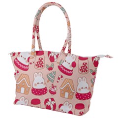 Cute Christmas Cartoon Canvas Shoulder Bag