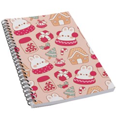 Cute Christmas Cartoon 5 5  X 8 5  Notebook