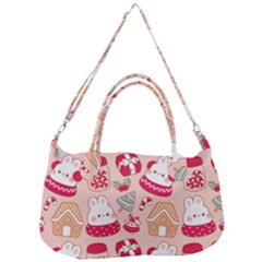 Cute Christmas Cartoon Removable Strap Handbag