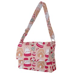 Cute Christmas Cartoon Full Print Messenger Bag (l)