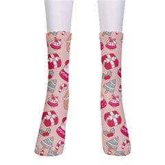 Cute Christmas Cartoon Crew Socks