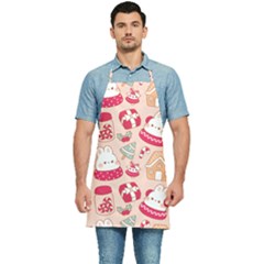 Cute Christmas Cartoon Kitchen Apron